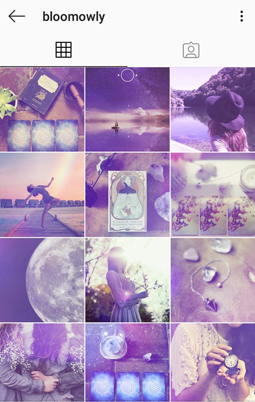 Feed Instagram "monochrome"